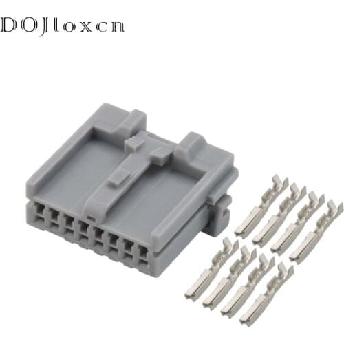 1 Set 1.2mm 8 Pin For Nissan Xuanyi Tiida Steering Wheel Hairspring Main Plug Female Connector With Terminals 7283-5980-40