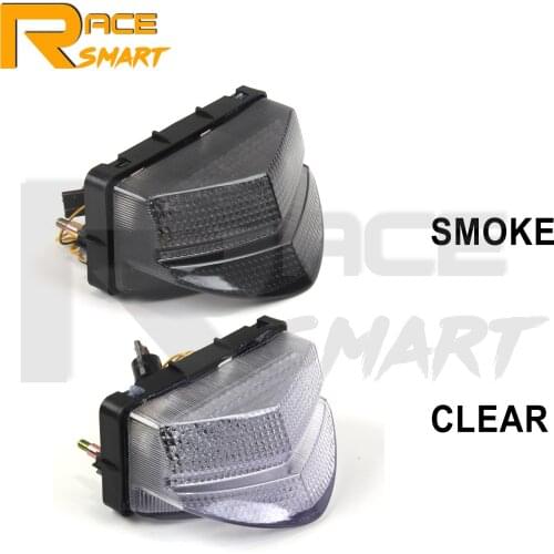 1Set Motorcycle LED Turn Signals Brake Tail Light Taillight For HONDA CBR600S CBR600 F4I 2001 2002 2003 CBR 600S CBR600F4I Clear