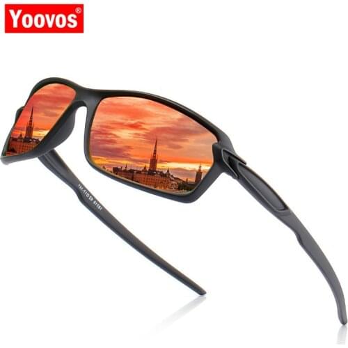 Yoovos 2021 Polarized Sunglasses Men High Quality Mirror Driving Sun Glasses Fashion Brand Goggle Lentes De Sol Hombre UV400