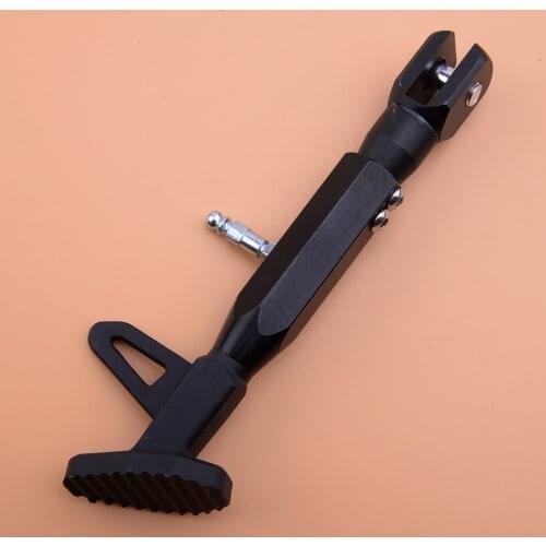 22.4cm Adjustable Motorcycle Single Side Stand Leg Kickstand Supporter Foot Stand Universal