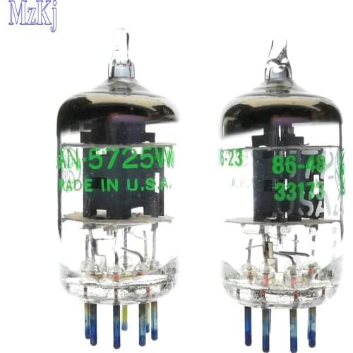 4PCS 5725W Hot New GE JAN5725W 7PIN Vacuum Electron Tube Hifi Audio Tube Generation 6AK5 EF95 6J1 WE403
