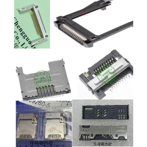 5PCS PCMCIA TF SD CF card connector 1734451-1 6705453-1 03-202113H 2199260-5 AXA2S63062C01-M