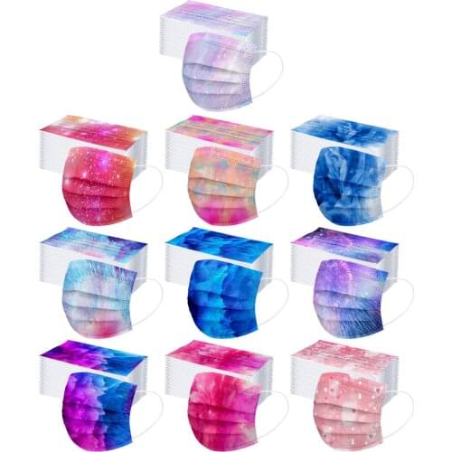 Kids 100pc Disposable Face Mask Childrens 3ply Earloop Protective Breathable Boys Girls Outdoor School Halloween Mask Cosplay