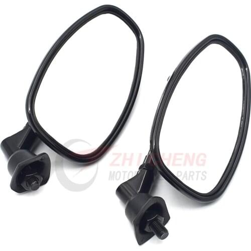 For Yamaha FZ6 MT-03 XJR400 XJR1200 XJR1300 FJR1300 XVS650 XV950 VMAX12 VMX12 VMX17 V-MAX BT1100 10mm Motorcycle Rearview Mirror