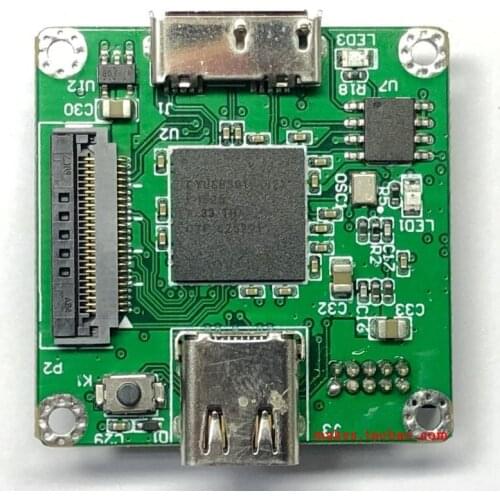 For USB3.0+FPGA high-speed data acquisition camera debugging video acquisition board