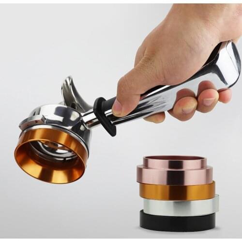 New Professional Espresso Coffee Dosing Ring 51/54/58mm Machine Handle Anti Fly Powder Quantitative Magnetic Installation