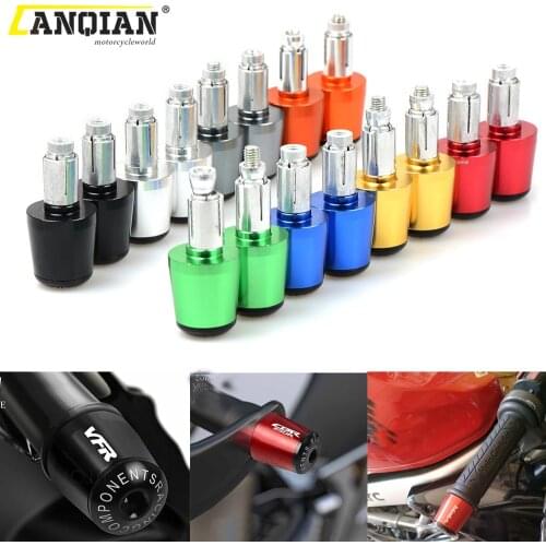 22mm CNC Universal Motorcycle Handlebar Counterweight Grips Ends For Kawasaki ninja zx6r zx9r zx12r z800 z750 Z250 ER6N/F