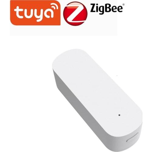 Tuya Zigbee Small Smart vibration sensor motion vibration sensor detection alarm monitor smart home connection tuya gateway use
