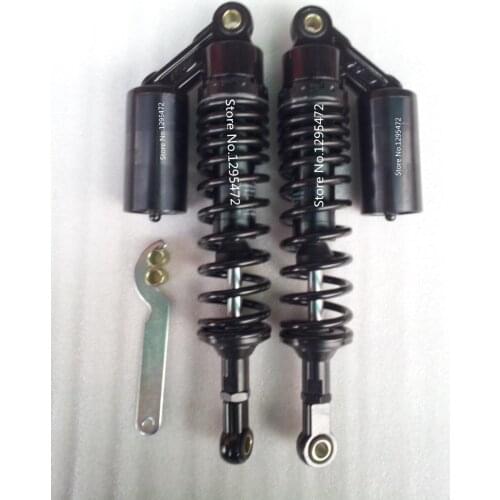 New 360mm air shock absorbers 7mm spring for Dirt Bike Gokart Quad ATV MOTORCYCLE full black color