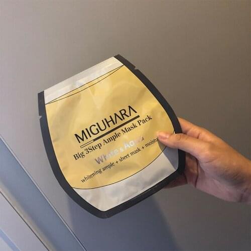 MIGUHARA Big3 Step Ample Mask Pack Whitening Moisturizing Intensive care 3 pacs