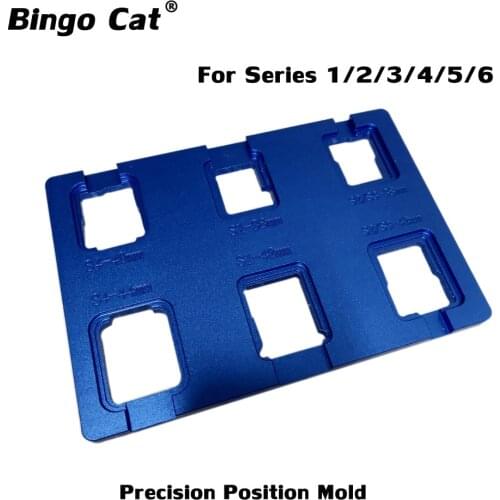 6 in 1 Precision Position Mold Alignment Mould For Apple Watch Seires 1 2 3 4 Touch Panel Glass OCA Glue Laminating Repair Tool