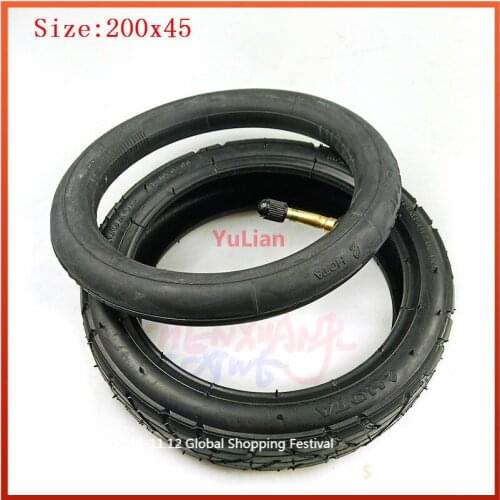 200x45 Inner Tube Tire For E-twow S2 Scooter 8 Inch Inflated Tires Pneumatic Tyre 8" Scooter Wheelchair Air Tires