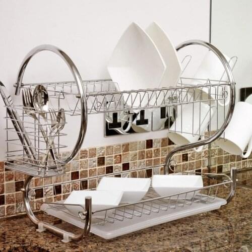 Kitchen dish rack basket dish drain rack dish organizer