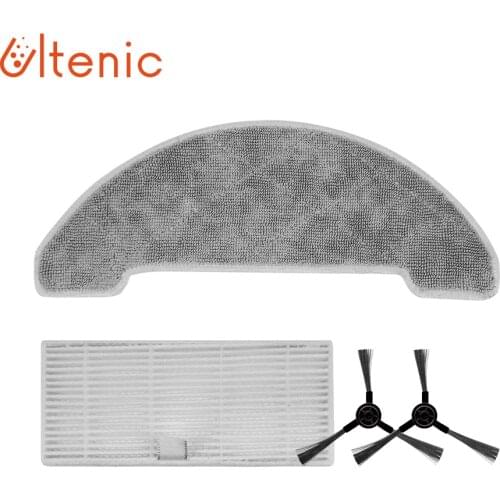 Ultenic D5/D5S vacuum cleaner Spare Parts,consumables set,side brush*2&mop*1&HEPA*1