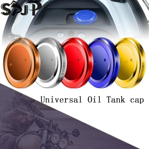 Universal Car Exterior Parts 4 Colors Available Aluminum Engine Oil Filler Cap Fuel Tank Cap
