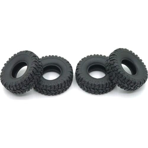 WPL Remote Control Car Parts, Original Wheel Soft Tire Skin, Gravel Tire, Metal Upgrade Wheel Tire Skin