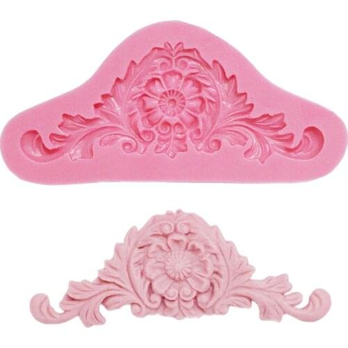 1PCS 3D DIY Baroque Crown DIY Sugarcraft Fondant Chocolate Silicone Cake Mold Decorating Tools Kitchen Baking Pastry Decor
