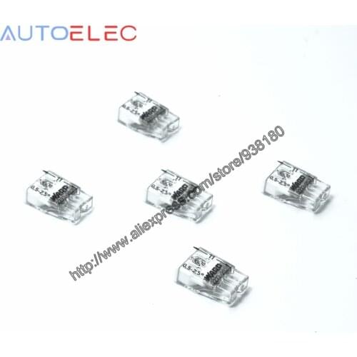 100Pcs 2273-202 mini pushfit Connectors COMPACT 2x2.5qmm CAGE CLAMP CONNECTION Push-wire Connector for Junction Boxes