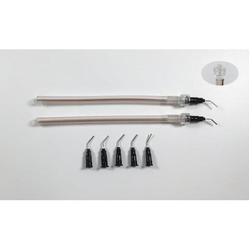 Dental Disposable Saliva Ejector Aspirator Suction Pre-bent 20G Syring NeedleTip 50Pieces