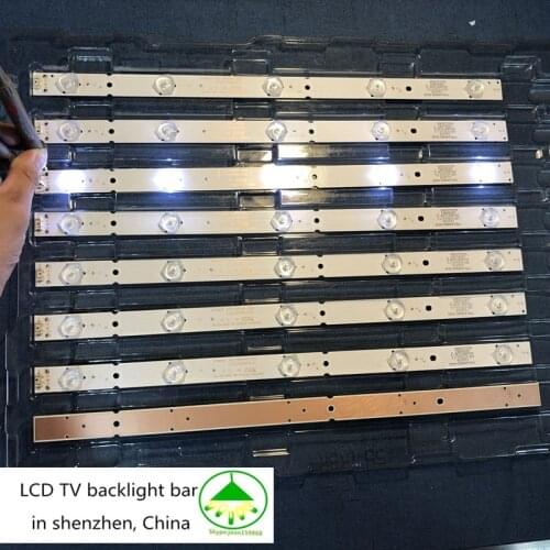 8 PCS/Lot 100% new high quality for Skyworth 40E6000 5800-W40000-1P00 SW40D05-ZC14CG-05 1pcs= 38.3cm 5LEDs (1 LED=3V)