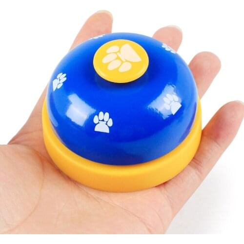 AHUAPET Training Dog Toys Pet Toy Training Called Dinner Small Bell Footprint Ring Puzzle Food Toy For Teddy Puppy IQ Train E