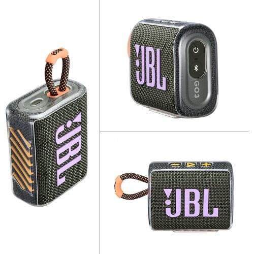 ZOPRORE Travel Protective TPU Carrying Skin Case Cover for JBL GO 3 Portable Bluetooth Waterproof Speaker