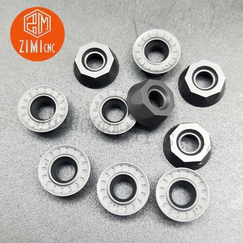 High quality RPMT1204MO-JS/RPMT10T3MO-JS milling cutter R5/R6 curved blade boring blade plane milling cutter CNC milling machine