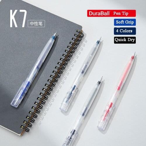 Kacogreen K7 Gel Pens 0.5MM Black/Blue/Red/Navy Blue Refills Test Neutral caneta School Office Stationery Accessories Supplies