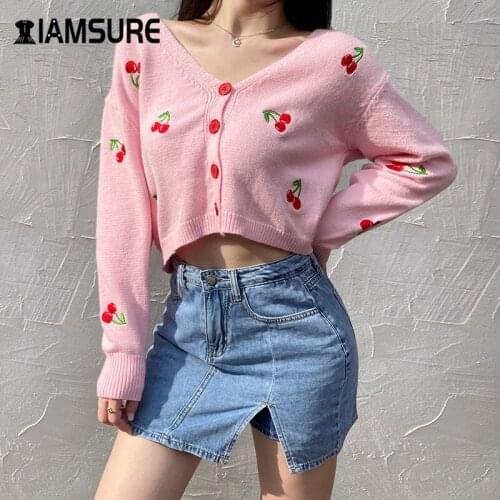 Женские свитера и кардиганы IAMSURE China At AliExpress