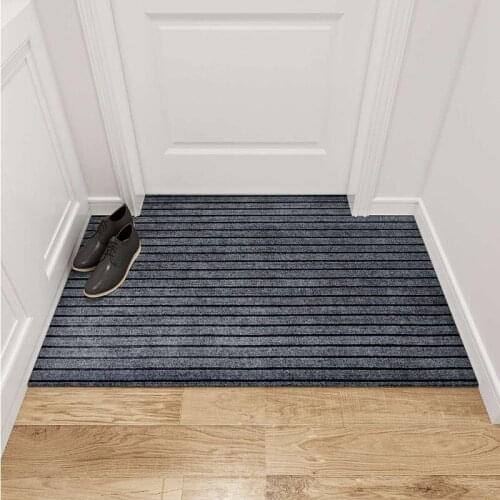 Nordic modern geometric carpet wear-resistant non-slip mats, household waterproof and oil-proof rug, PVC leather kitchen mats