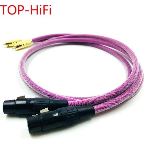 TOP-HiFi Pair Cardas 2RCA Male to 2XLR Female Cable XLR Balanced Reference Interconnect Audio Cable with XLO HTP1 Cable