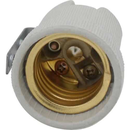 Ceramic lamp holder e27 ceramic socket lamp e27 ceramic light bulb holder lamp base holder screw lamp holder 2pcs