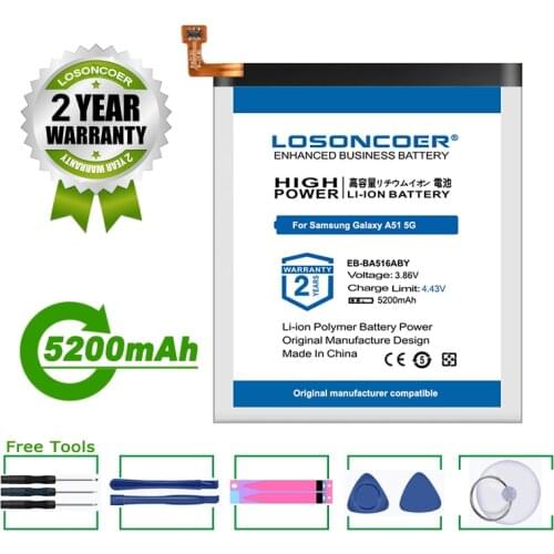 LOSONCOER Samsung Galaxy A51 Batteries