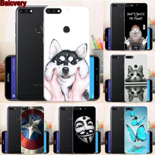 For Huawei Y7 2018 Silicone Soft for Huawei Y7 Y 7 2018 Y72018 LDN-L21 LDN-LX2 LDN-TL10 5.99" Case Fundas Capa