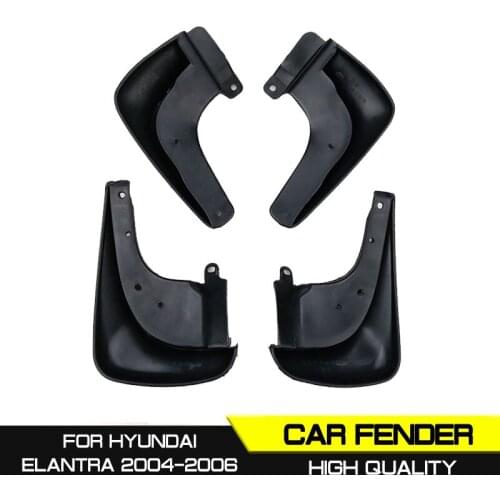 Car Front Rear Car Mudguards Fender Flares Mud Guard Flap Anti Splash Mudflaps for HYUNDAI ELANTRA 2004 2005 2006 2007-2018