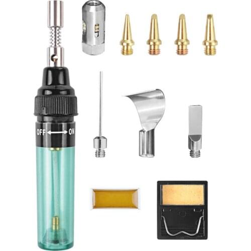 Professional Gas Soldering Iron Kit Multi-functionMobile Phone Repair Tools Set Butane Ignite Welding Torch Tools Set