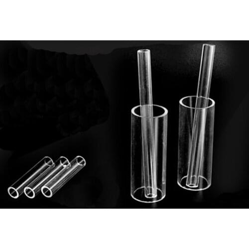 1Pcs 20mm-28mm ID High Transparent organic glass tube Acrylic pipe length Cut Hollow duct vessel 100mm L 30mm-32mm OD