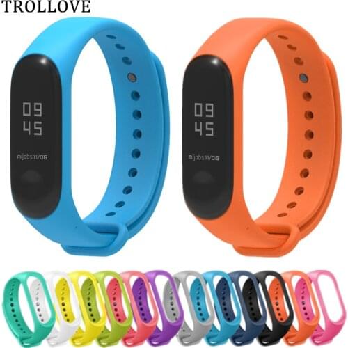 Watch Strap Watch Band Rubber Wrist Strap WristBand Bracelet Replacement For XIAOMI MI Band 5 Miband 3 mi band 4 Silicone Strap