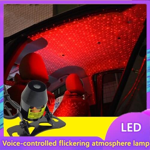 LED Spot Light Home Theater DJ Atmosphere Light Party KTV Light Refitted Vehicle Starry Sky Meteor Light Car Starry Light