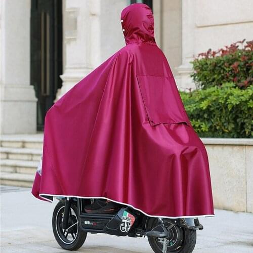 [TB11]Electric bicycle men and women riding raincoat double mother and son to increase thickening battery car waterproof bicycle