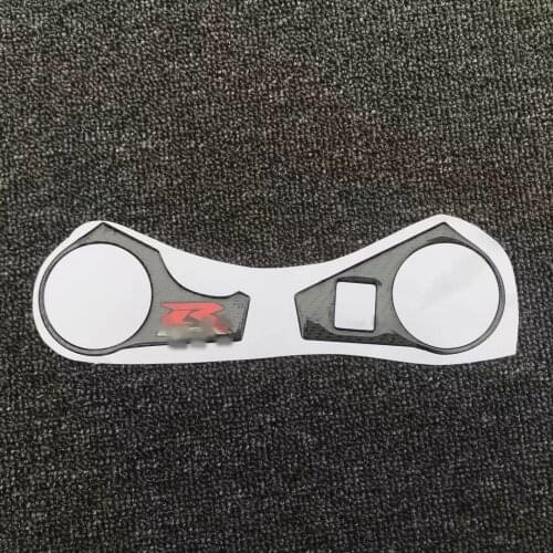 3D motorcycle Carbon-look Upper Triple Yoke Cover Protector Decal sticker Case For SUZUKI GSXR1000 GSX-R1000 K9 2009-2016