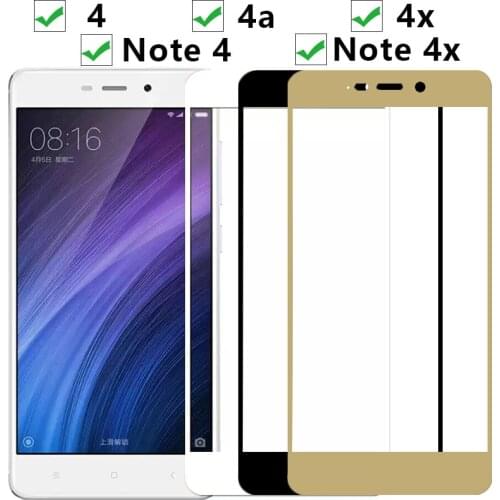 Protective Glass For Xiaomi Redmi Note 4x 4a 4 X A X4 A4 Tempered Glas Screen Protector On Xiomi Xiami Red Mi Note4x Note4 Film
