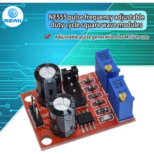 1PCS NE555 pulse frequency, duty cycle adjustable module,square/rectangular wave signal generator,stepping motor driver