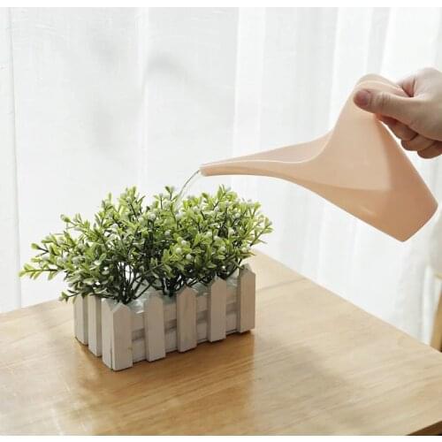 1L Home Patio Potted Plant Sprinkler Tool Kettle Practical Watering Handle Can Mouth Portable Shower Long Gardening With R4I9