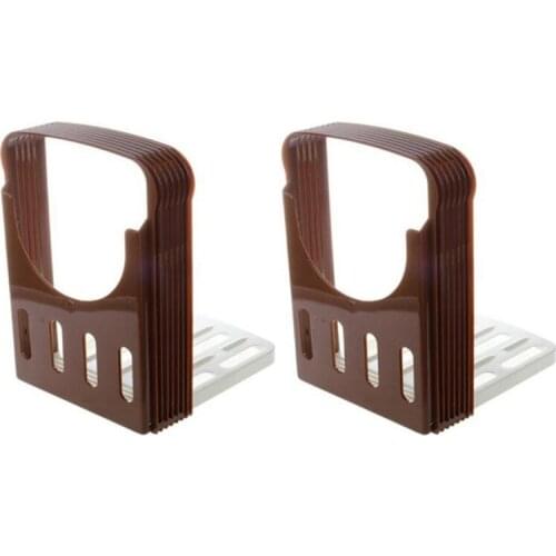 2Pcs Bread Slicer, Bread/Bake/Bread Slicer Cutter, Foldable Bread Slicer Compact Bread Slicing Guide,Kitchen Accessories