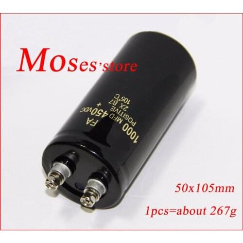 450v 1000uf Electrolytic Capacitor Radial Capacitance 50x105mm (10pcs)