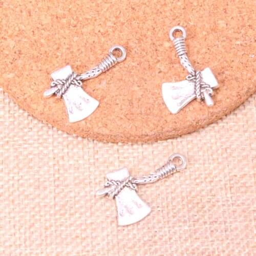 67pcs axe Charms Zinc alloy Pendant For necklace,earring bracelet jewelry DIY handmade 28*15mm