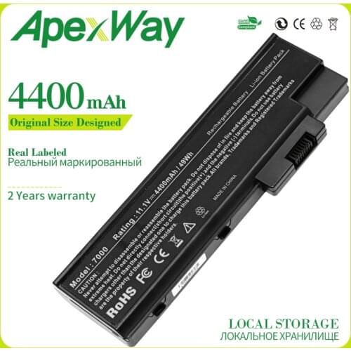Apexway Laptop Battery for Acer Aspire 5670 7000 7100 7110 9300 9400 9500 TravelMate 4220 4670 5600 5610 5620 7510 BT.00803.014