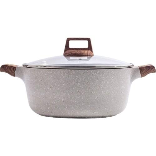 Maifanitum non-stick hot pot flat bottom household induction cooker special wok food grade uncoated cooking pot