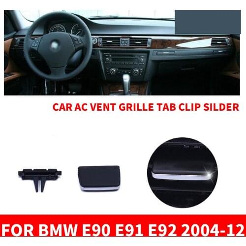 Car A/C Air Vent Grille Tab Clip Automobile Air Conditioner Outlet Repair Kit For BMW 3-series E90 E91 E92 318 320 325 2004-2012